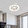 Lámpara Ventilador de Techo 36W - Aspas de Plástico Color Blanco - Image 9
