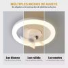 Lámpara Ventilador de Techo 36W - Aspas de Plástico Color Blanco - Image 6