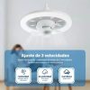 Lámpara Ventilador de Techo 36W - Aspas de Plástico Color Blanco - Image 3
