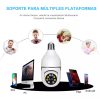 Cámara de Seguridad WiFi 360° HD 1080p con Alarma - Image 5
